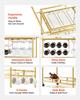 Carrello da Bar, 3 Livelli Carrelli da Cucina per Servire, Stazione di Servizio Moderna su Ruote, Carrello per Bevande con Ripiani in Vetro Temperato, Portabottiglie del Vino,