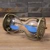 Metal Creative Sun God Hourglass Timer, Mythological Home Decor Figurine, High-End Craft Gift for Office Desk Shelf