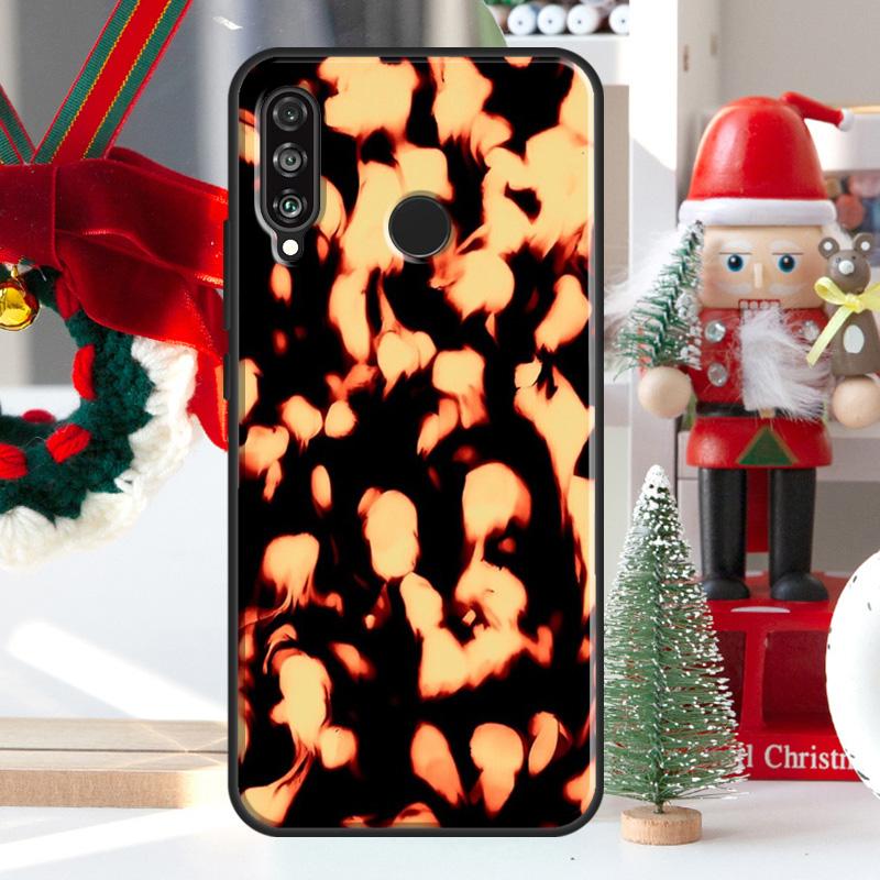 Vintage Tortoise Shell For Huawei Nova 7i 8i 11i 12i 12s Y73 Y70 Y90 Y60 Y72 Y61 Y91 9 10 SE P30 Pro P40 Lite Case