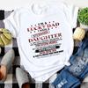 Lucky Dad Shirt From Stubborn Daughter Funny Father’s Day Gift From Daughter Tee