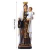 Sacred Virgin Marys Figurine With Infant Resin Virgin Marys Statue Holiday Decors For Home Mantels Desktop Centerpieces