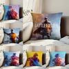 Hot Cool Games B-Battlefield Pillow Case Anti-dustmite Pillowcase Invisible Zipper Silky Short Plush Sofa Cushion Cover