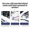 Beef Tendon Snow Removal Tool for Car Windshield Wiper Snow Removal Board for Defrosting and Deicing