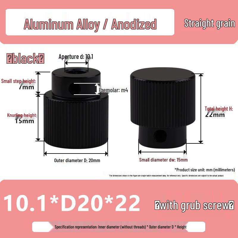 Stainless Steel Handwheel Handle for M3-M6 Adjustable Aluminum Alloy Nut Fixture Slide Table