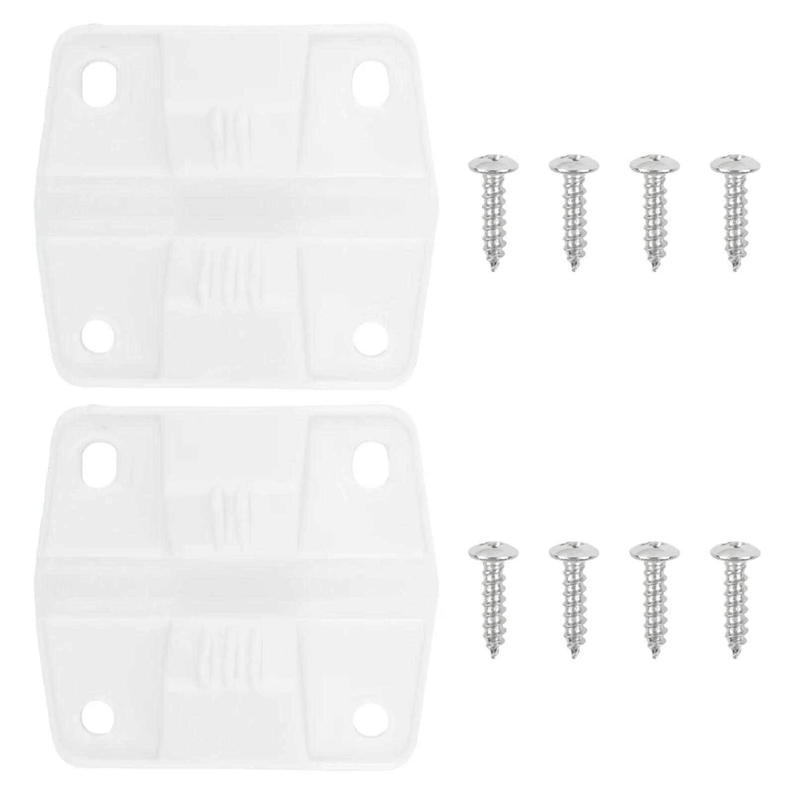 Plastic For COOLER PLASTIC HINGE SET REPLACEMENT 2x HINGES 8x SCREWS 5283-1141  4*16mm Screw Furniture Hardware
