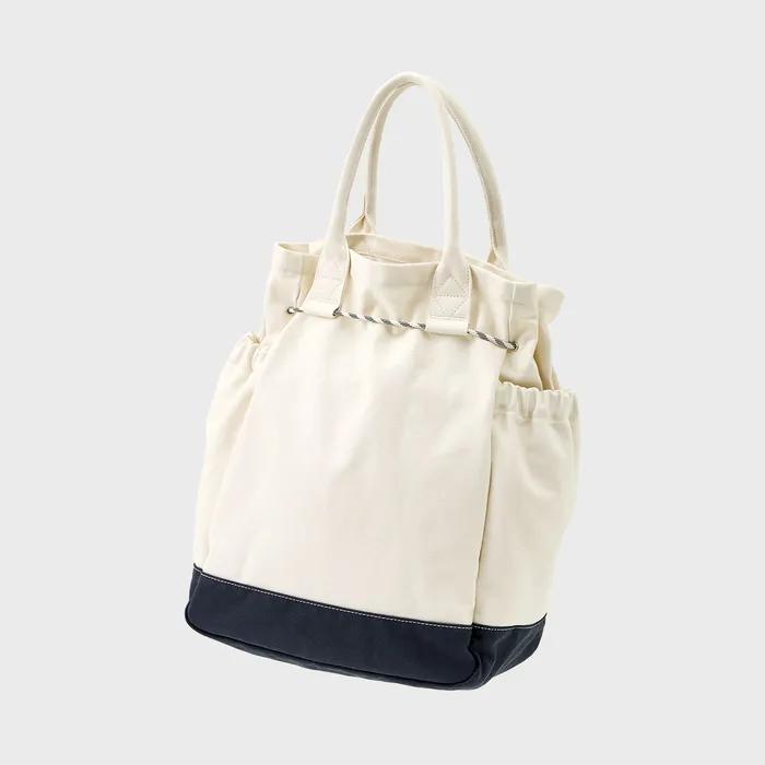 PLATE CANVAS BAG BLUE