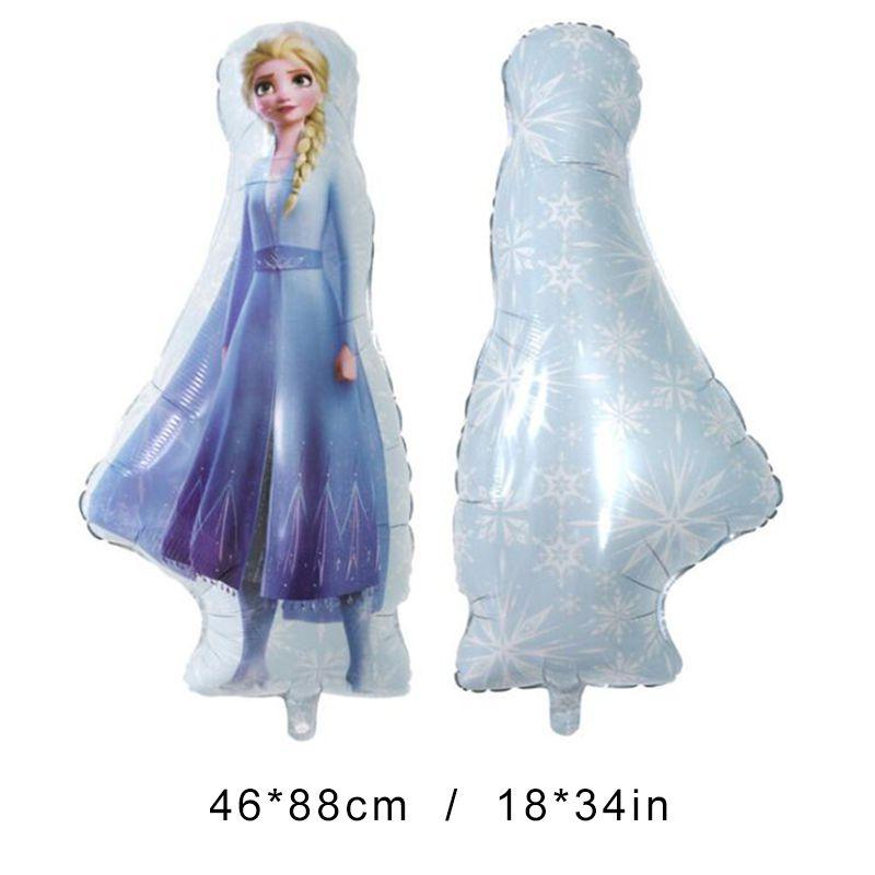 Snow Frozen Princess Elsa Anna Film Balloons Birthday Party Decoration Balloons