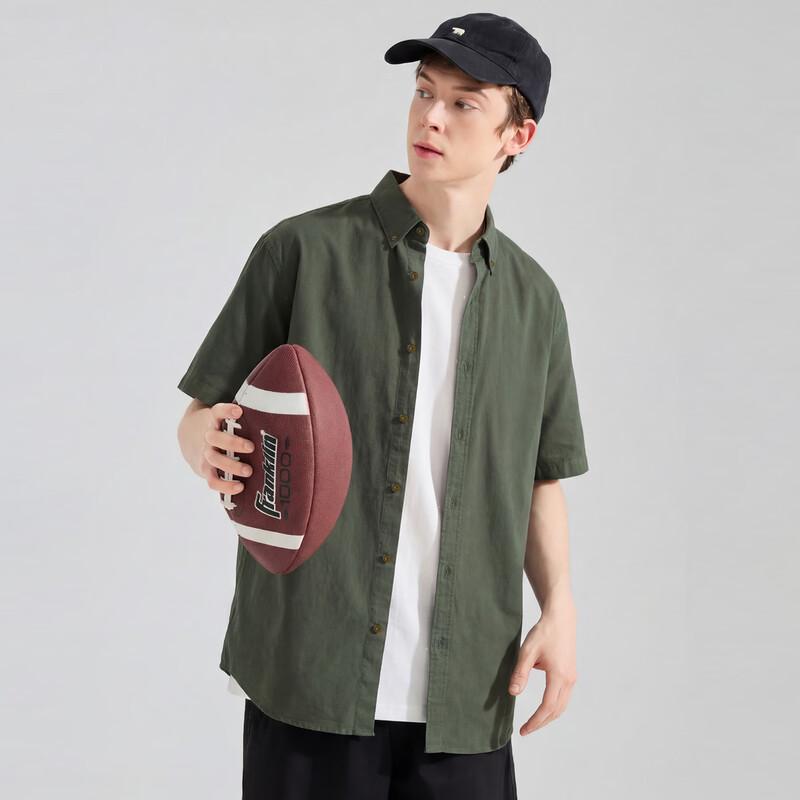 TonLion Men's 2026 Summer Loose Fit Short Sleeve Casual Shirt
