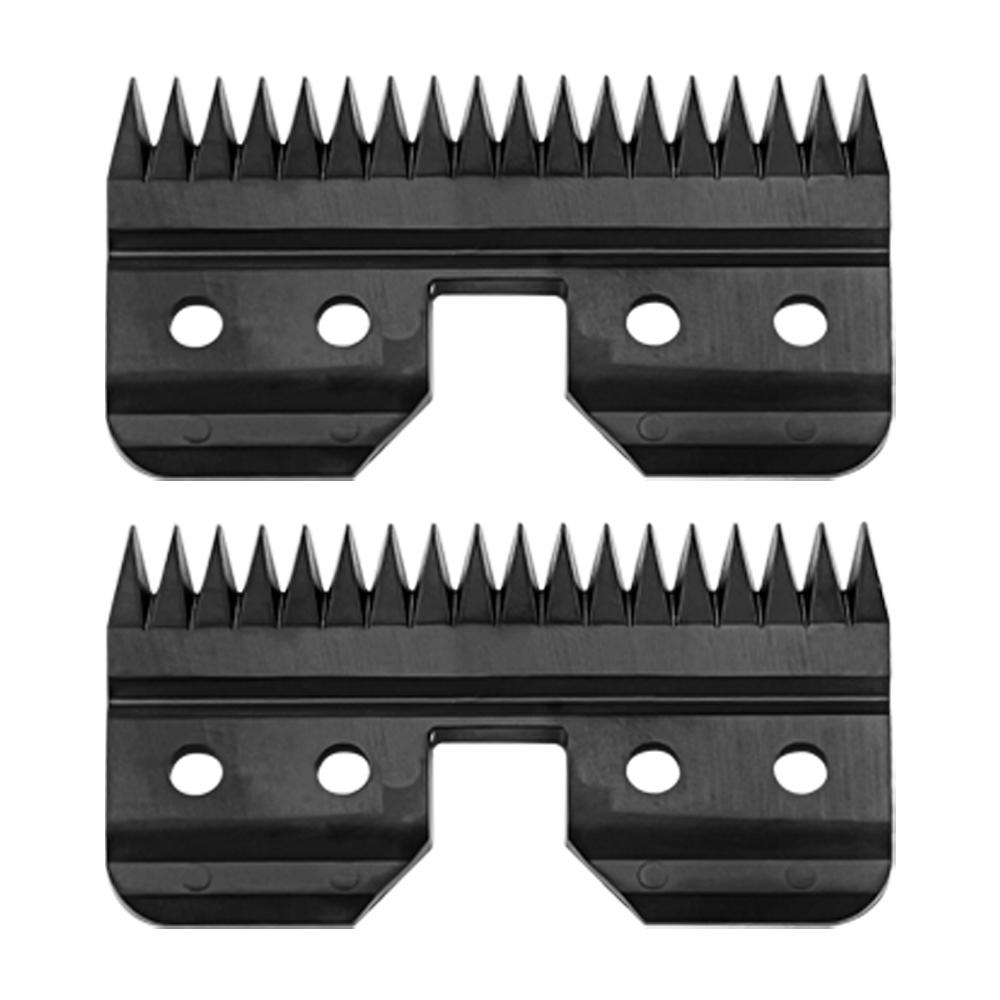 Schwarzes abnehmbares Haustier-Hunde-Pflege-Schergerät, Edelstahlklingen-Set, Kompatibel mit Andis, Oster A5, Wahl KM10 Serie Schermaschinen