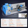 Mini Metal Lathe Machine 220x600 Mm Precision Benchtop Power Metal Lathe Variable Speed 1100W Brushless Motor Metal Gears