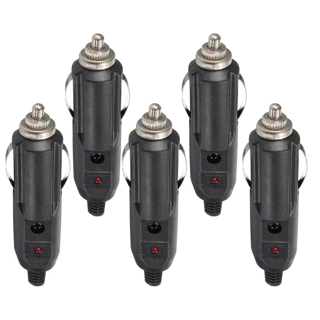 12V DC Car Charger Power Suppy Cable Cord Cigarette Lighter Plug Connector 9.2cm Auto Accessories