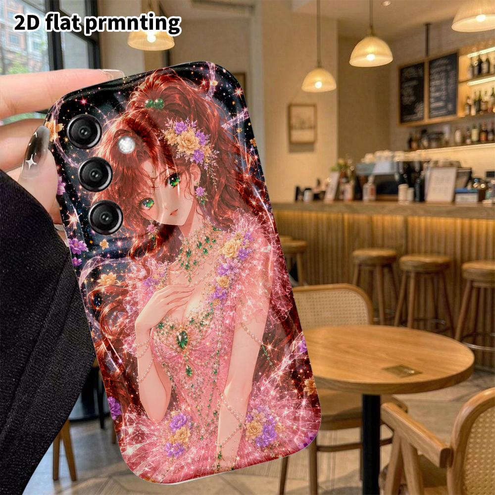 Phone Case: 2D Flat Samsung Galaxy A34 A35 S20 S22 S21 FE Plus Ultra Protective Case, Starry Sky Fairy, Christmas and Halloween Gift