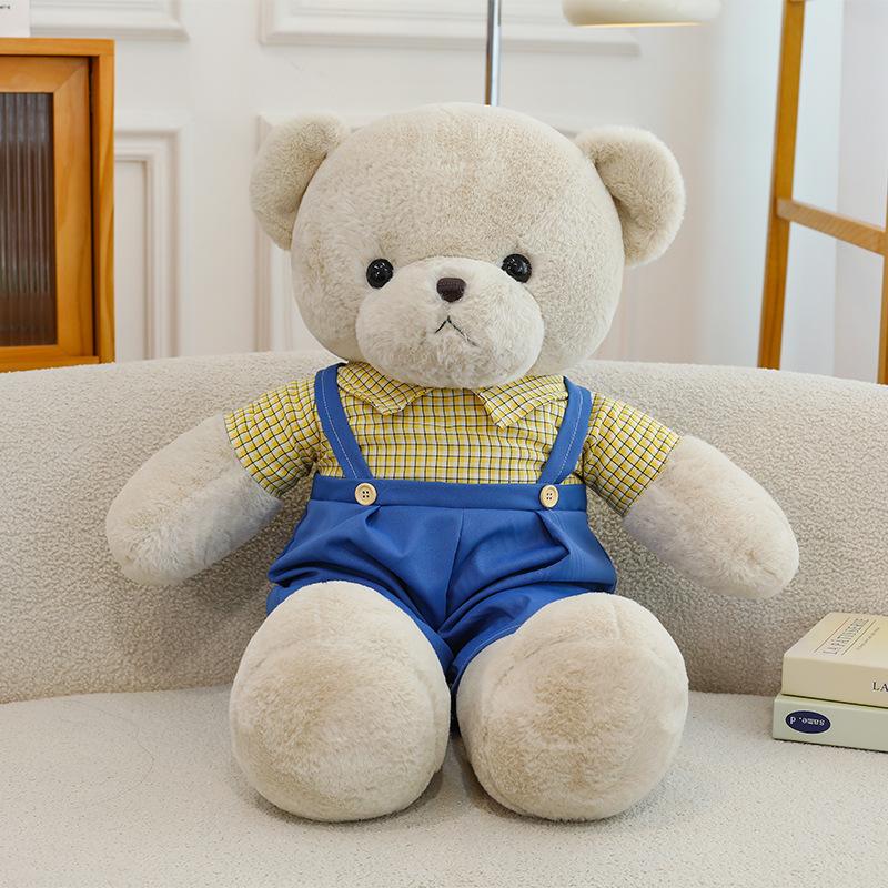 New Couple Teddy Bear Plush Toy Confession Doll Wedding Bed Press Doll Video Game City Redemption Baby