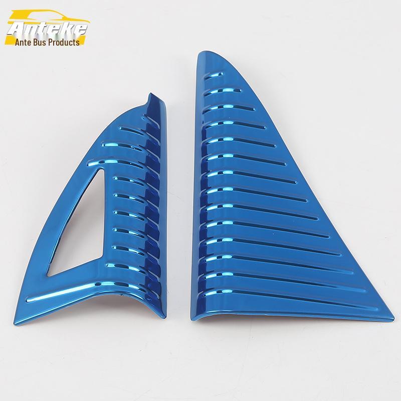 Stainless Steel Front Pillar Trim for 2018 Kia Sportage - A-Pillar Triangle Panel Decoration