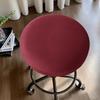 Home Decor 1 PC Solid Color Elastic Waterproof Round Covers Bar Lifting Chair Cover Anti Dirty Dining Stool Cover Accessories