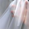 50x137cm Semi-transparent TPU Fabric Matte Waterproof Film Designer Fabric for DIY Sewing Dress Clothes Raincoat Bag Decor