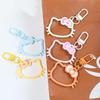 Creative Cartoon Kitty Bow Keychain Pendant, Cute Bag Decoration, Small Gift Accessories for Women