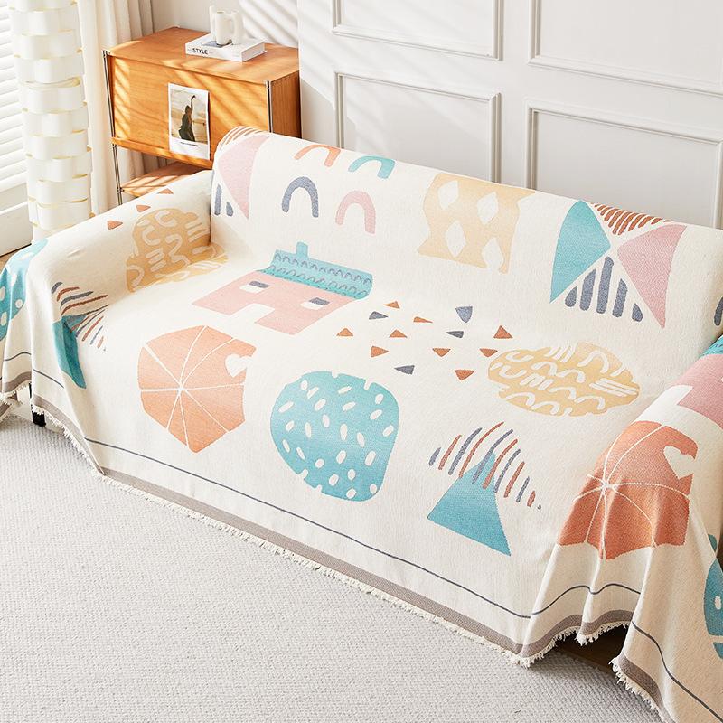 Chenille Sofa Towel Four Seasons Universal All-Inclusive Sofa Cover Dust Cover Living Room One-Piece Sofa Cover Cloth Blanket