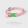 Reflective Cat Collar Adjustable Soft Pet Necklace Summer Fashion Accessory with Breakaway Clasp for Indoor Outdoor Cats