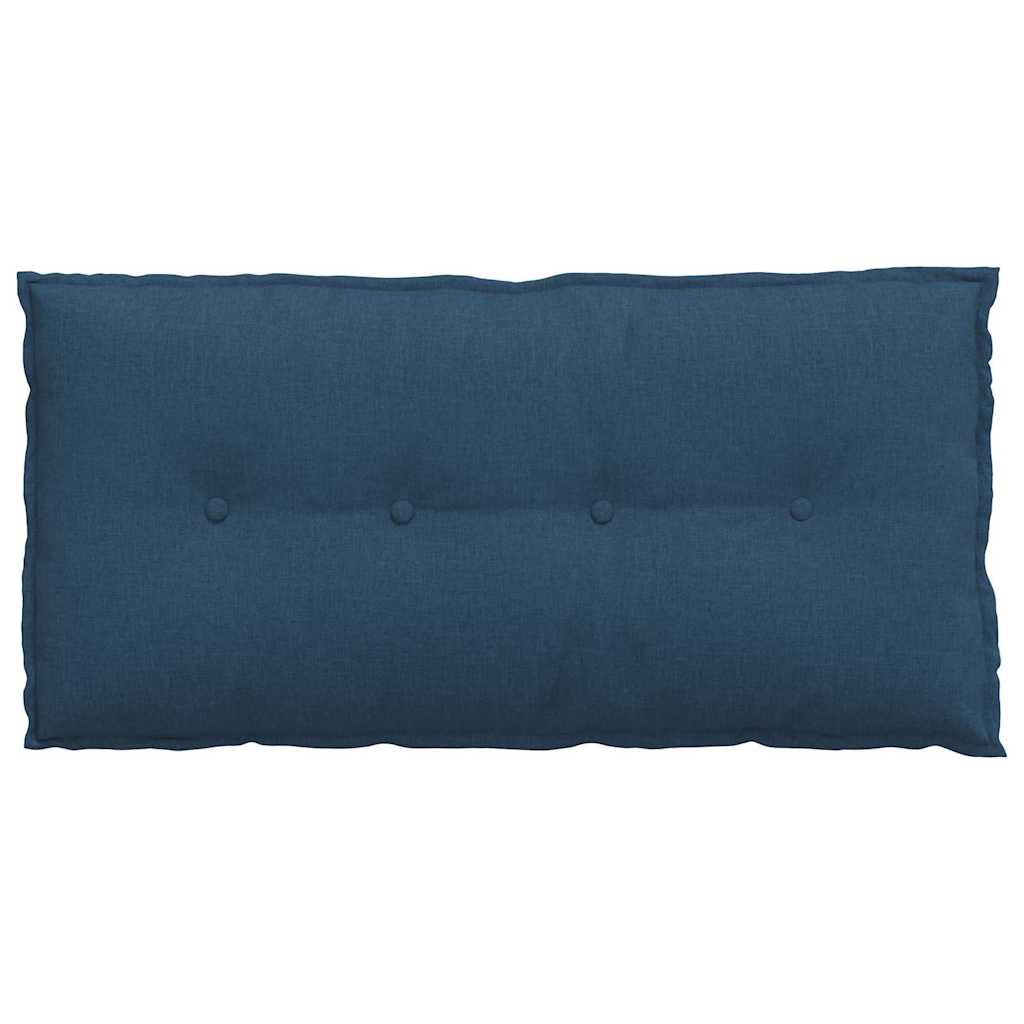 Back Cushion Blue 100 x 19 x 50 cm Fabric