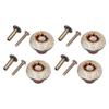 4pcs Easy Install Door Knobs Round Drawer Knobs Vintage Cabinet Handles  Living Room