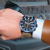 Megir 2021 Blue Mens Watches Top Brand Luxury Chronograph Sport Watch for Men Clock