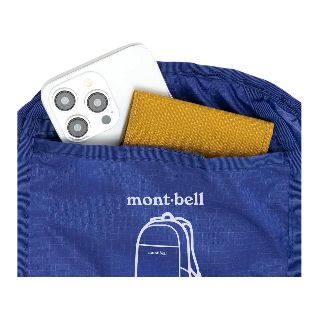 MONTBELL 10L Brand Logo Nylon Backpack Unisex Couple Blue