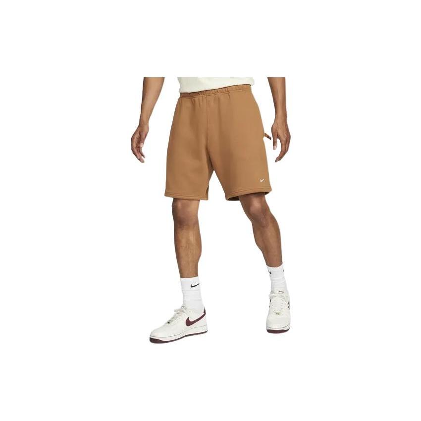 Nike NRG Solo Swoosh Fleece Shorts Brown Men s DV3055-270 S