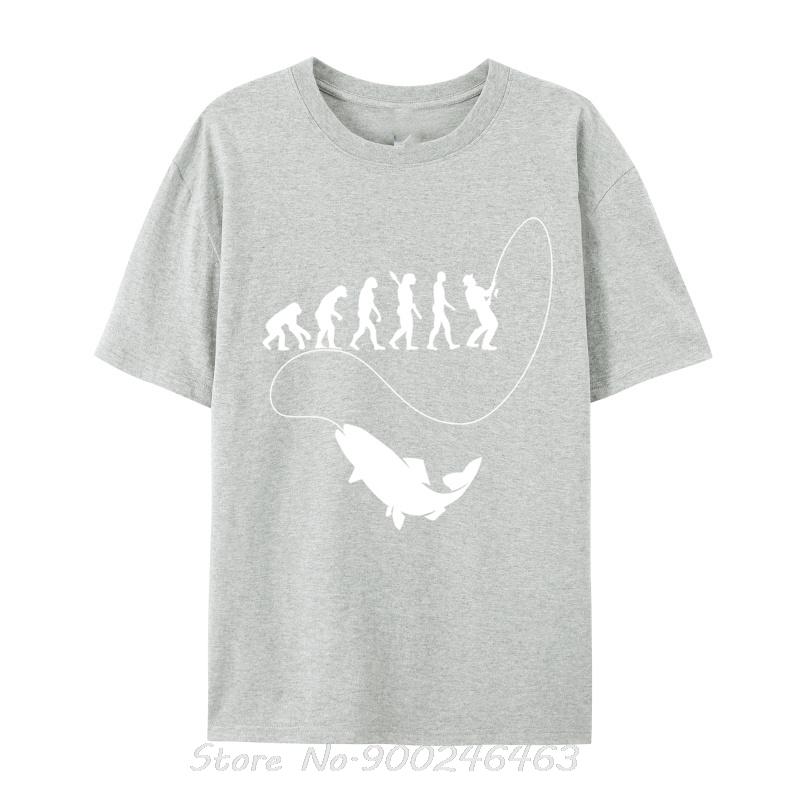 Rybář Rybaření Evoluce Rybář Ryba Evoluce Rybaření Cool Svátek práce Tričko Unisex Tričko Fitness Trička