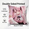Anime Chocola Nekopara Cushion Cover Pattern Printed Pillowcase for Living Room Sofa Cushion Cover & Bedroom Decor