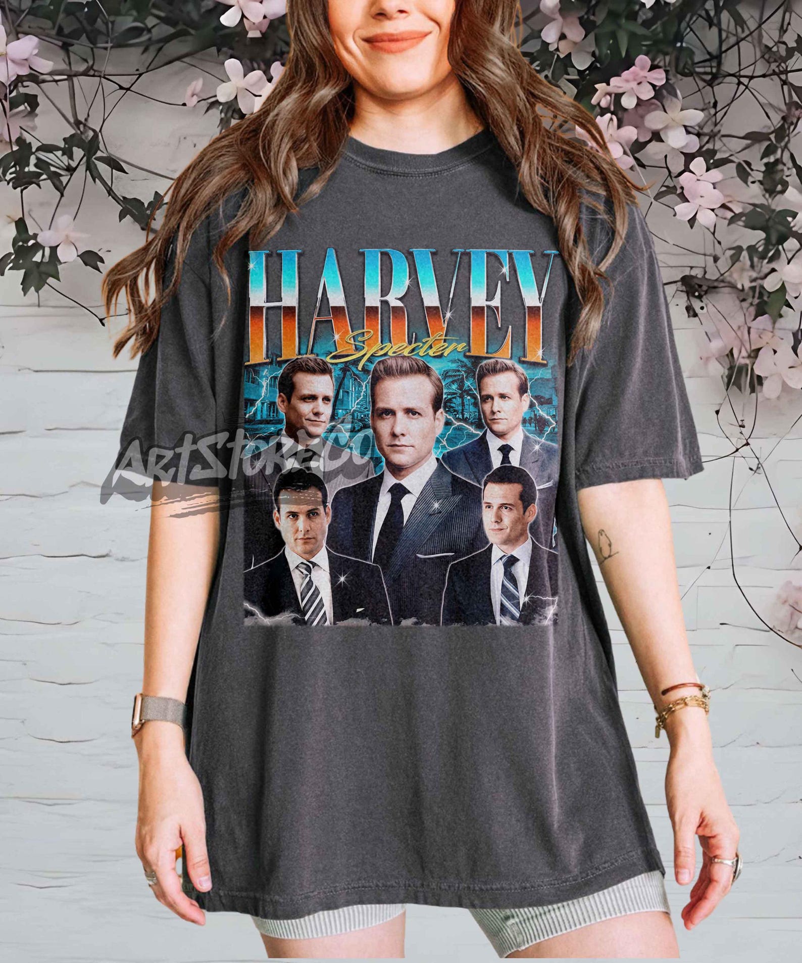 Harvey Specter Vintage Shirt, TV Show Apparel 4XL