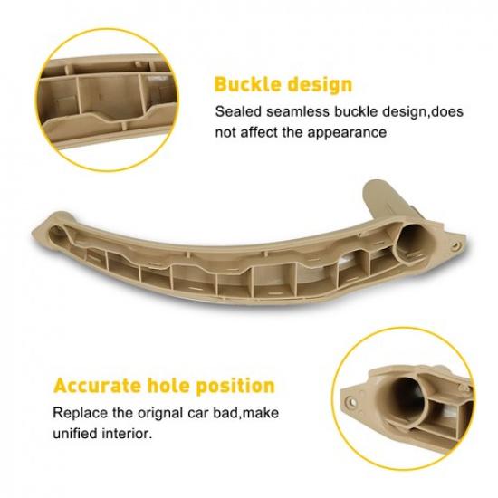 For BMW E70 X5 2007-2014 Right Passenger Inner Door Panel Handle Pull Trim Cover