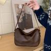 Maillard Vintage Damen Schultertaschen Weiches PU-Leder Damen Kleine Crossbody-Tasche Einfache Tragbare Damen Unterarmtasche Handtaschen