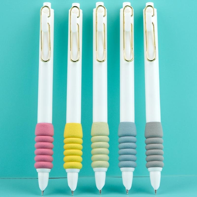 6Pcs Piston-Filled Fountain Pen for Children Student Handwriting Practice, 0.38MM Fine Tip Retractable Fountain Pen