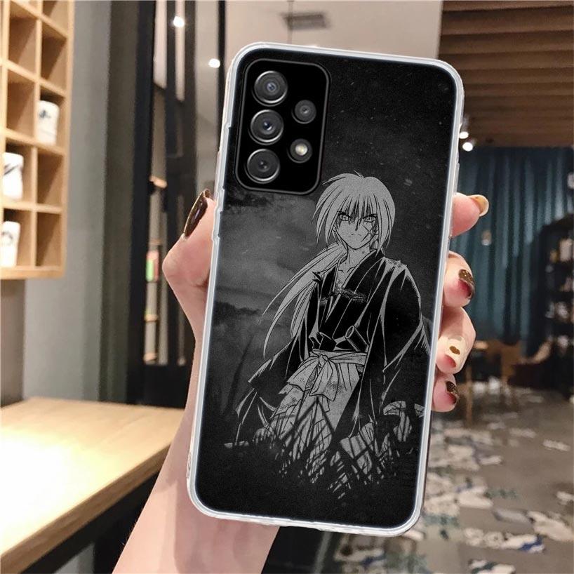 Rurouni Kenshin Anime Soft Phone Case For Samsung Galaxy A52 A42 A32 A12 A22 A51 A50S A30S A20S A10S A71 A41 A31 A21S A40 A20E A