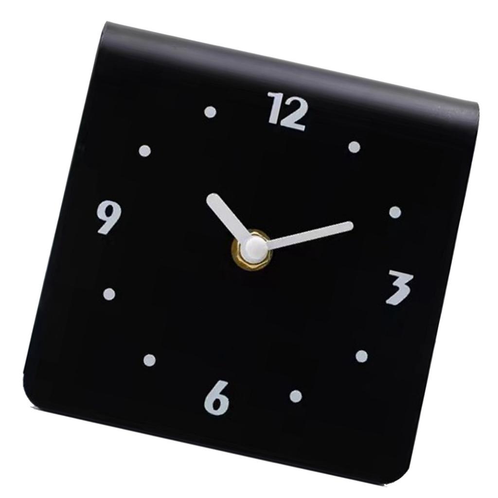 Desktop Clock   Quiet Movement Metal Desk Clock Ornament for Bedroom Bedside Living Room Home