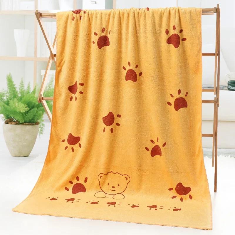 70*140cm Rabbit Microfiber Bath Towel Cute Large Soft Baby Kids Boys Girls Women Towels Beach Swimming Absorbent Wrap Quick Dry