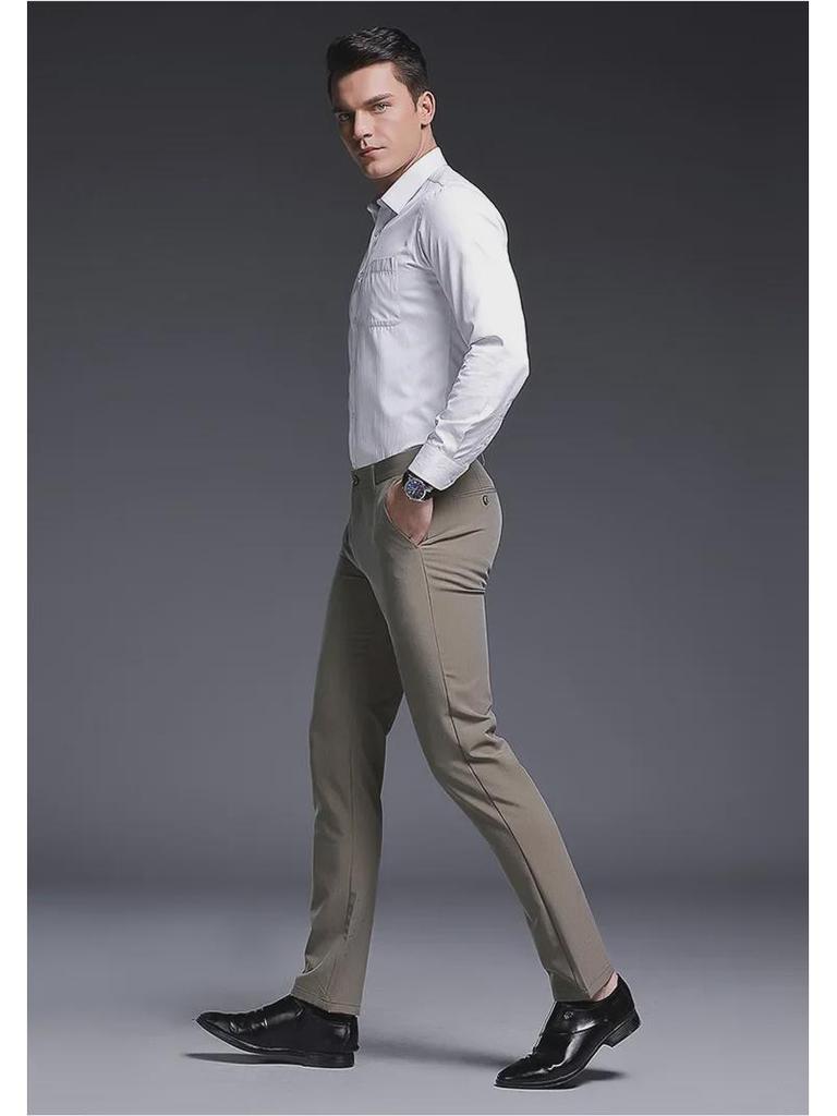Herren Slim Fit Elastische Freizeit Business Hose - Herbstkollektion
