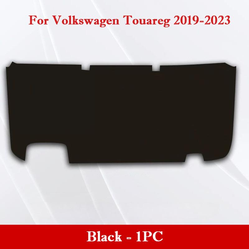 

Для Volkswagen VW Touareg 2006 - 2026 Накладка на заднюю дверь багажника от пинков Защитная наклейка от царапин на крышку багажника Внутренний коврик багажника