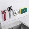 Kitchen Sponge Rack Stainless Steel Rack Sponge Drainage and Drying Rack Self-adhesive Storage Rack Kitchen Organizer