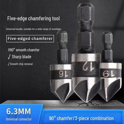 90° Single-Edge Chamfering & Deburring Stainless Steel Reamer Drill