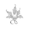 National Diamond Maple Leaf Brooch Women'S Personality Trendy Ins Pin Brooch Women'S Elegance Temperament Coat Button Accessories Suit