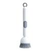 Multi-functional Pot & Bowl Cleaning Brush, Long Handle, Non-Damaging for Kitchen & Sink