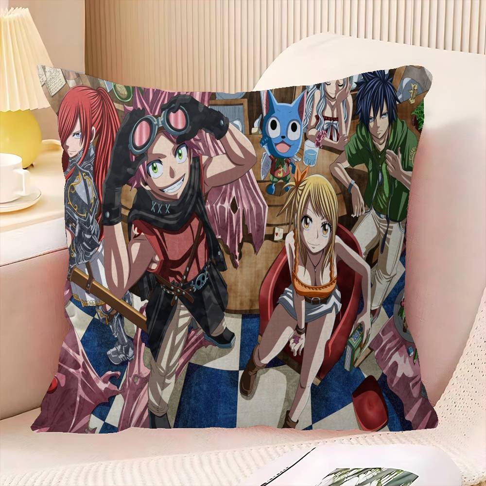F-Fairy T-Tail A-Anime Pillow Cover For Bedroom Room And Living Room Sofa Decorative Cushion Cover