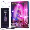 Luci Stringa Twinkly USB-C Caramelle - 100 LED RGB, Perle, 6M, Treccia Verde