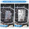 UXCELL A540 A540E Automatic Transmission Filter Kit CVT Oil Cooler Filter Oil Pan Gasket Kit Fit for Toyota Camry 1994-2003
