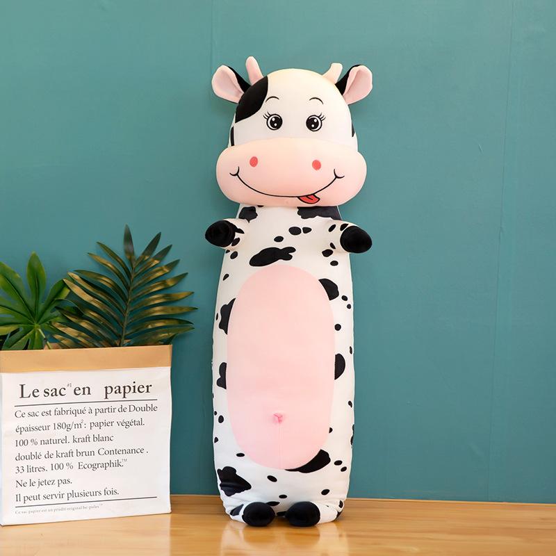 Cow pillow plush toy creative cartoon calf doll long legs rag doll girl