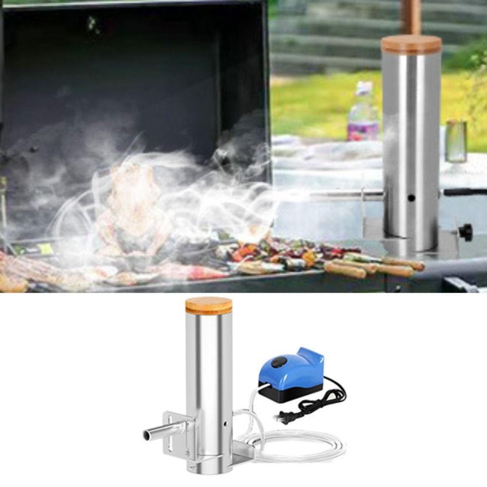 Stainless Steel Electric BBQ Cold Smoker Adjustable Smoke Output Grill Smoke Machine Smokehouse