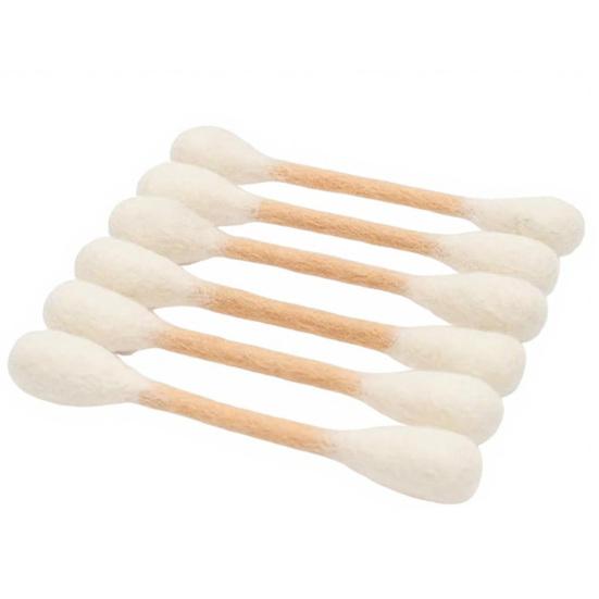 6Pcs Cotton Swab Cat Toys Felt Giant Swab Catnip Cat Toys Kitty Chew Sticks Kitten Kicker Toys for Indoor Cats Teething Enrichment