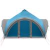 Tipi Tent with Roof Blue 6 Person Polyester and Steel